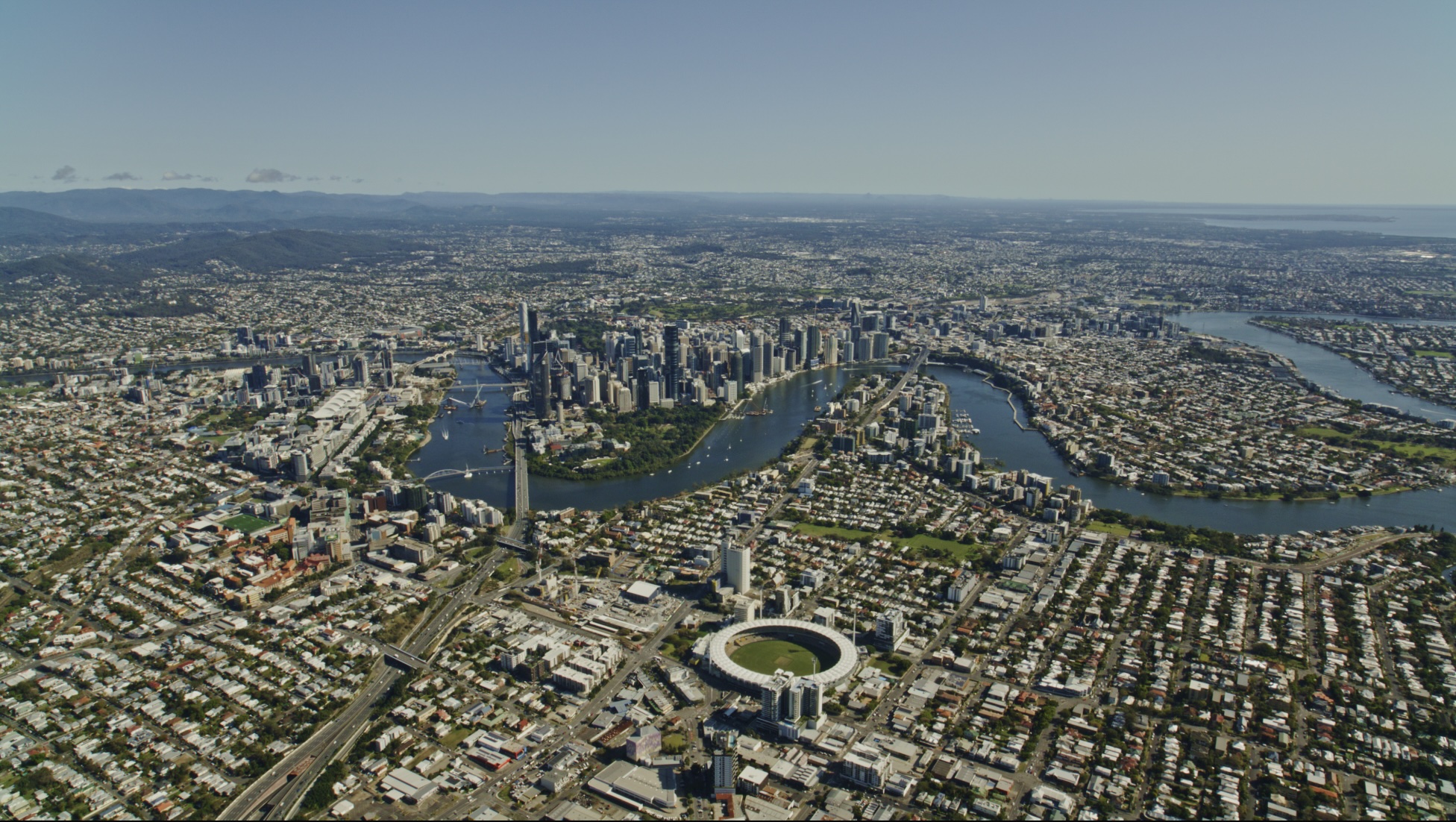 Aerial Video Brisbane CBD